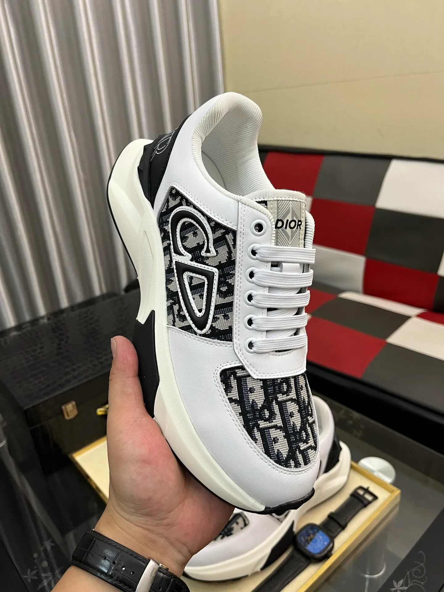 Men's Men's Shoes 💰438⌚️⌚️"Dior DIOR*" latest hot style casual shoes, top brand [seduce] luxury~purchase, top~quality. [Strong] The upper is made of imported breathable cowhide with material ➕ breathable sheepskin feet (•) and fine workmanship. Code number: 38-444️⃣Colors available